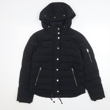 Topshop Women’s Black Puffer