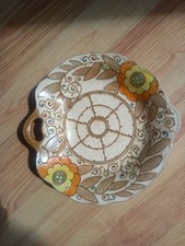 charlotte rhead bursley ware Dish/charger Trellis Tube Lined.