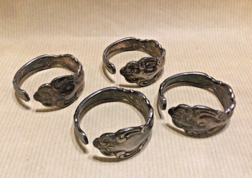 Four silver plated napkin - four,