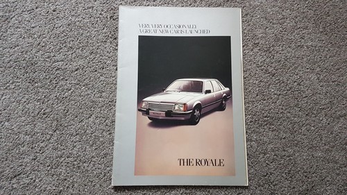 Vauxhall royale sales brochure - sales,
