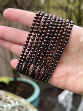 Garnet Crystal Bracelet 4mm