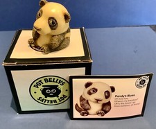  POT BELLY MARTIN PERRY STUDIOS BLUE EYED “BABY PANDA” TRINKET BOX  MIB