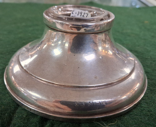 Art deco silver capstan - deco,