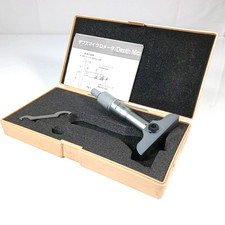 Mitutoyo Depth Micrometer 128-101 DMS60-25 0-25mm Gage Gauge From Japan AJ024T