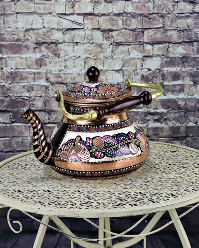 Turkish copper teapot - copper, teapot,
