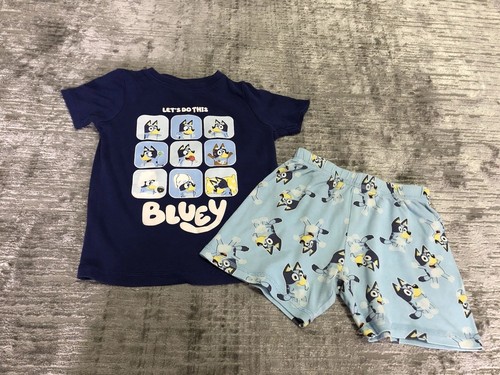 Bluey shorts shirt set age - shirt,