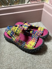 Adesso woven sandals | Rainbow