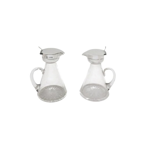 Pair antique sterling - of,