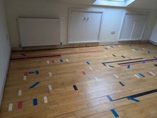 Reclaimed Sports Hall Flooring