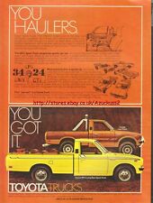 Toyota Trucks SR-5 Sports 1977 Magazine Advert #3346