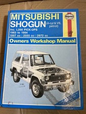 Haynes Mitsubishi Shogun
