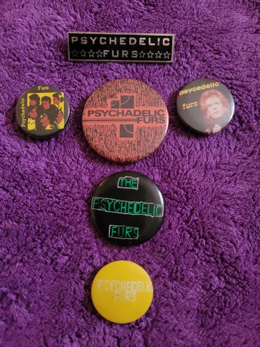 Psychedelic furs pin badges - psychedelic,