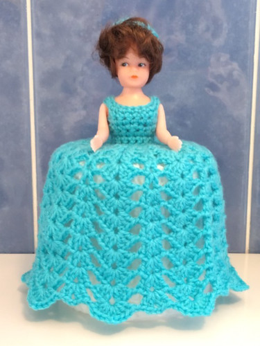 Handmade crochet vintage dress - vintage,