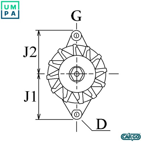 Alternator 032 111 - alternator, f