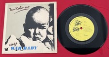 TOM ROBINSON War Baby-NIC 2- Rare 1983 UK Original 7" in P/Sleeve-Free P&P
