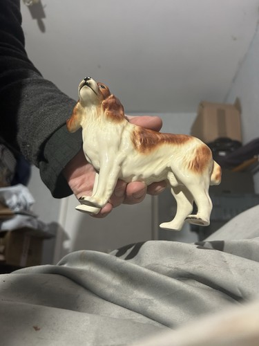Unmarked figurine collie - unmarked,