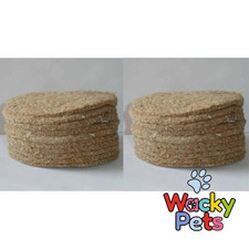 CANARY NEST FELTS x 20.  JUTE