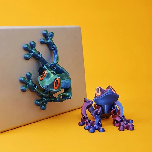 Printed tree frog movable - frog,