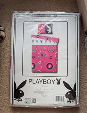 playboy bunny pink duvet set