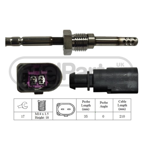 Exhaust temperature sensor - exhaust,