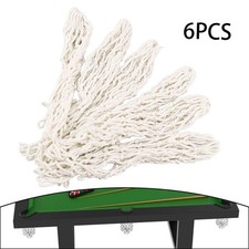 6Pcs Billiards Table Nets, Billiards Mesh Pocket, Pool Table Net, Replacement