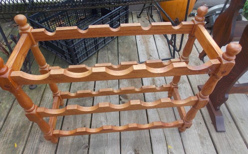 Solid oak bottle - 15,
