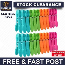 48x Clothes Pegs Line Washing
