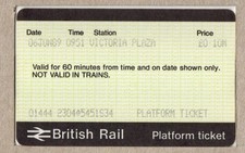 Victoria Plaza S34 - APTIS platform ticket - final example from S34 -London SW1V