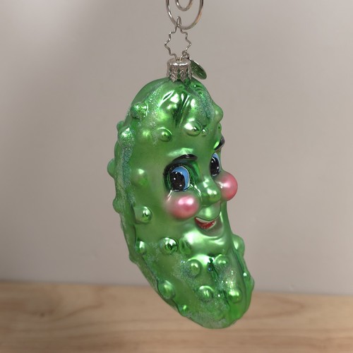 Christopher radko pickle - pickle, puss