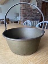 Vintage Solid Brass Cauldron