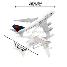 Delta airplane model toy
