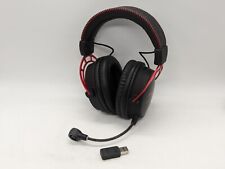 HyperX Cloud Alpha Wireless gaming headset with USB dongle boom mic black/red