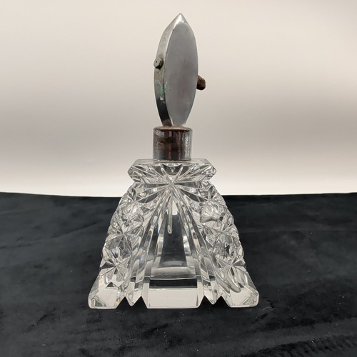Antique cut glass perfume - antique,