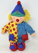 Vintage Boots Learn To Dress Clown Plush Toy 18” 1990s - No Shoe Lace 