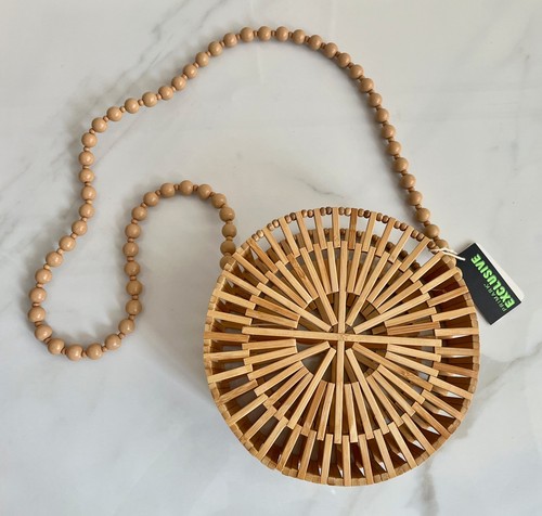 New tags wooden circular - wooden,