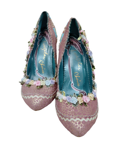 Irregular choice pink lace - choice,
