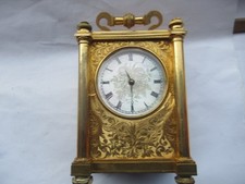english fusee carriage clock
