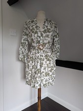 Zara White Khaki Green Floral