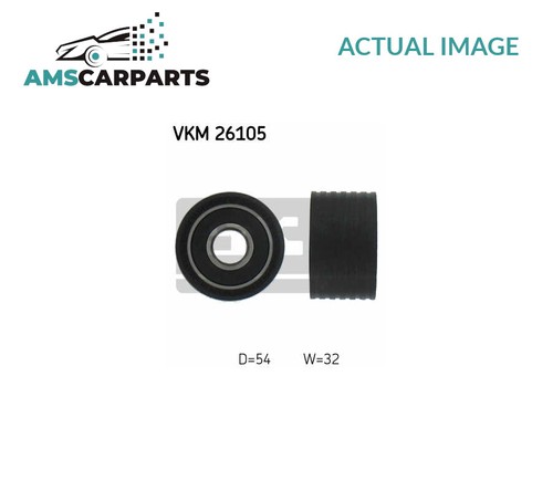 Timing belt deflection guide - belt,