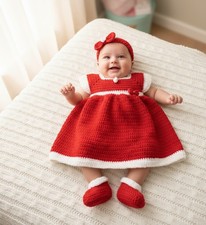 Crochet Baby Girl Christmas