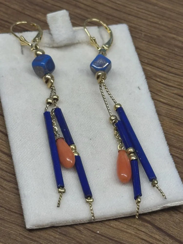 Earrings silver 925 - , natural