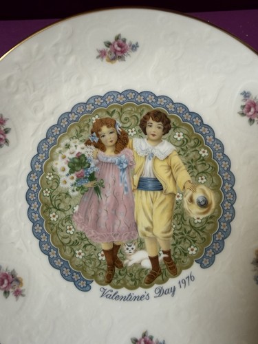 1976 valentine day plate - 1976, valentine’s