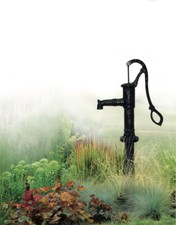Cast iron rose hand pump - hand,
