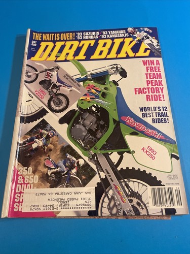 Dirt bike magazine - magazine, september