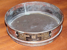 Vintage Endecotts Ltd London Laboratory Test Sieve Serial No 090133: BS410 Brass