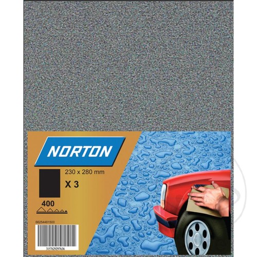 Norton pack sandpapers - norton, 3-pack