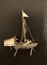 Vintage White Metal (Silver?)