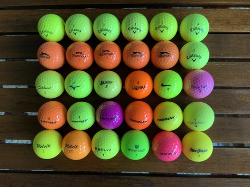 Coloured golf balls - 30,