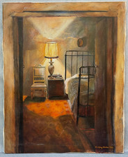 M.A. GRAY NEWTON OIL PAINTING