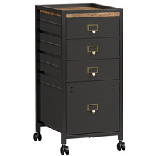 4 Drawer Mobile File Cabinet